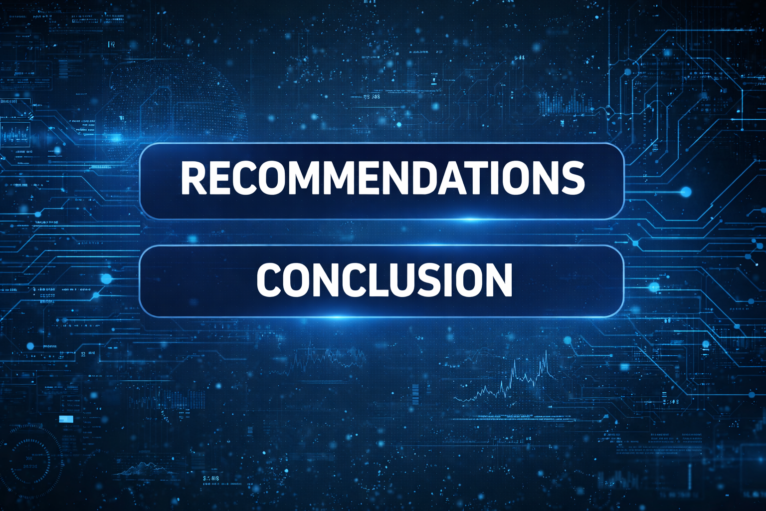 Futuristic data visualization display